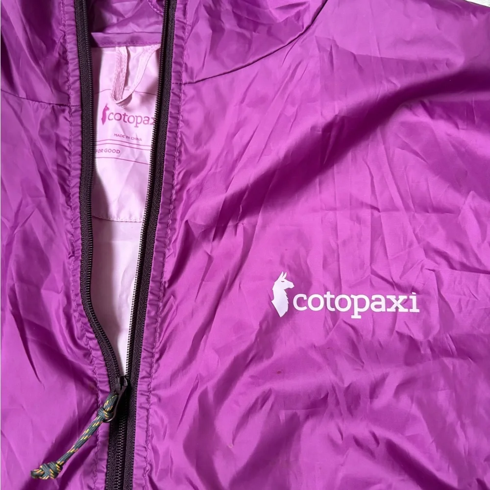 Cotopaxi Teca half zip lightweight hooded windbreaker, colour block, sz XS - Picture 2 of 8